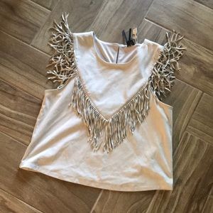 Western fringe top